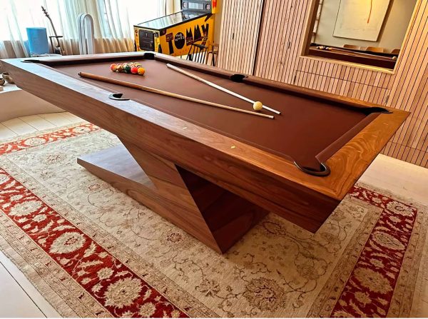 Pooltafel billard Zeta walnut