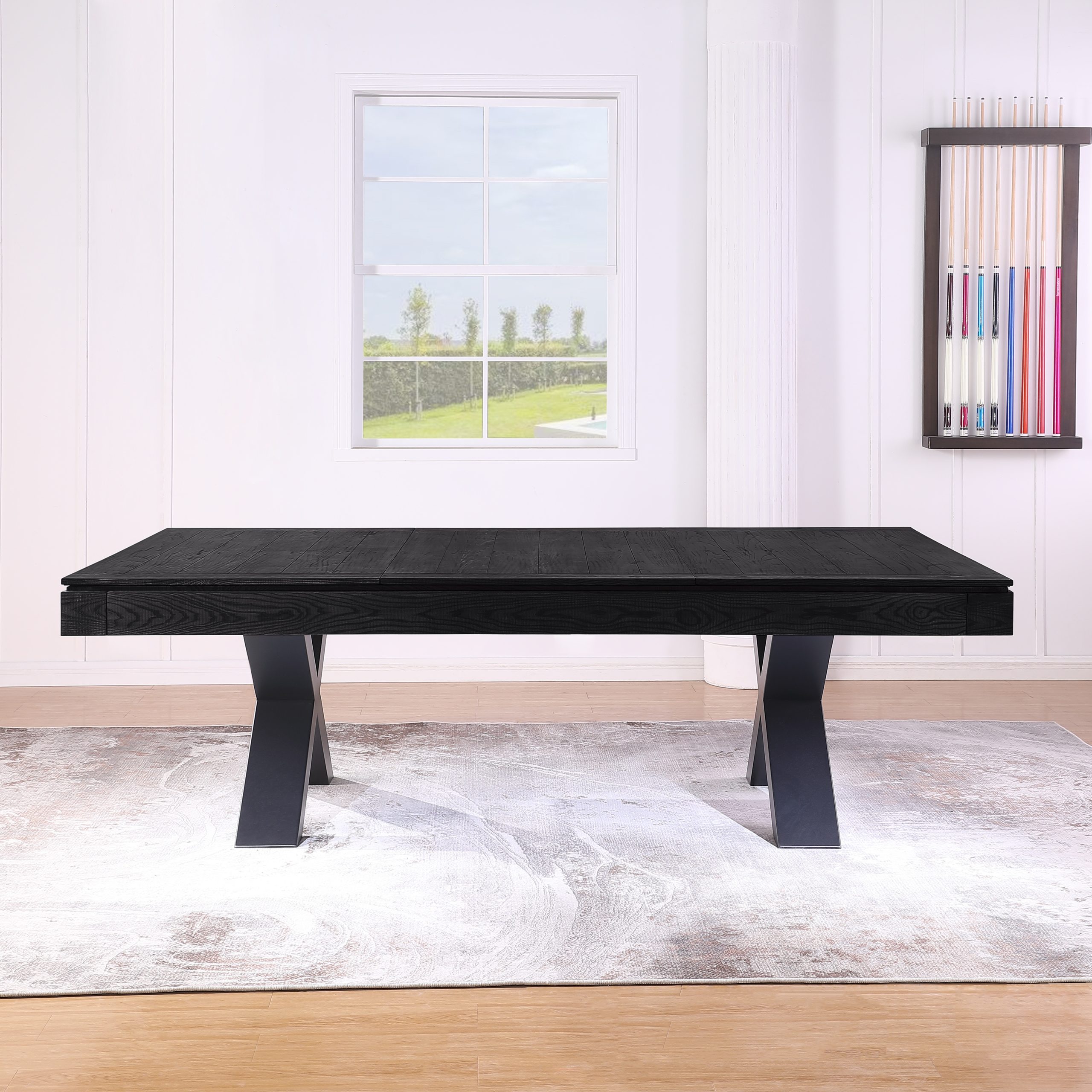 Pooltafel billard Nordic Cross black oak
