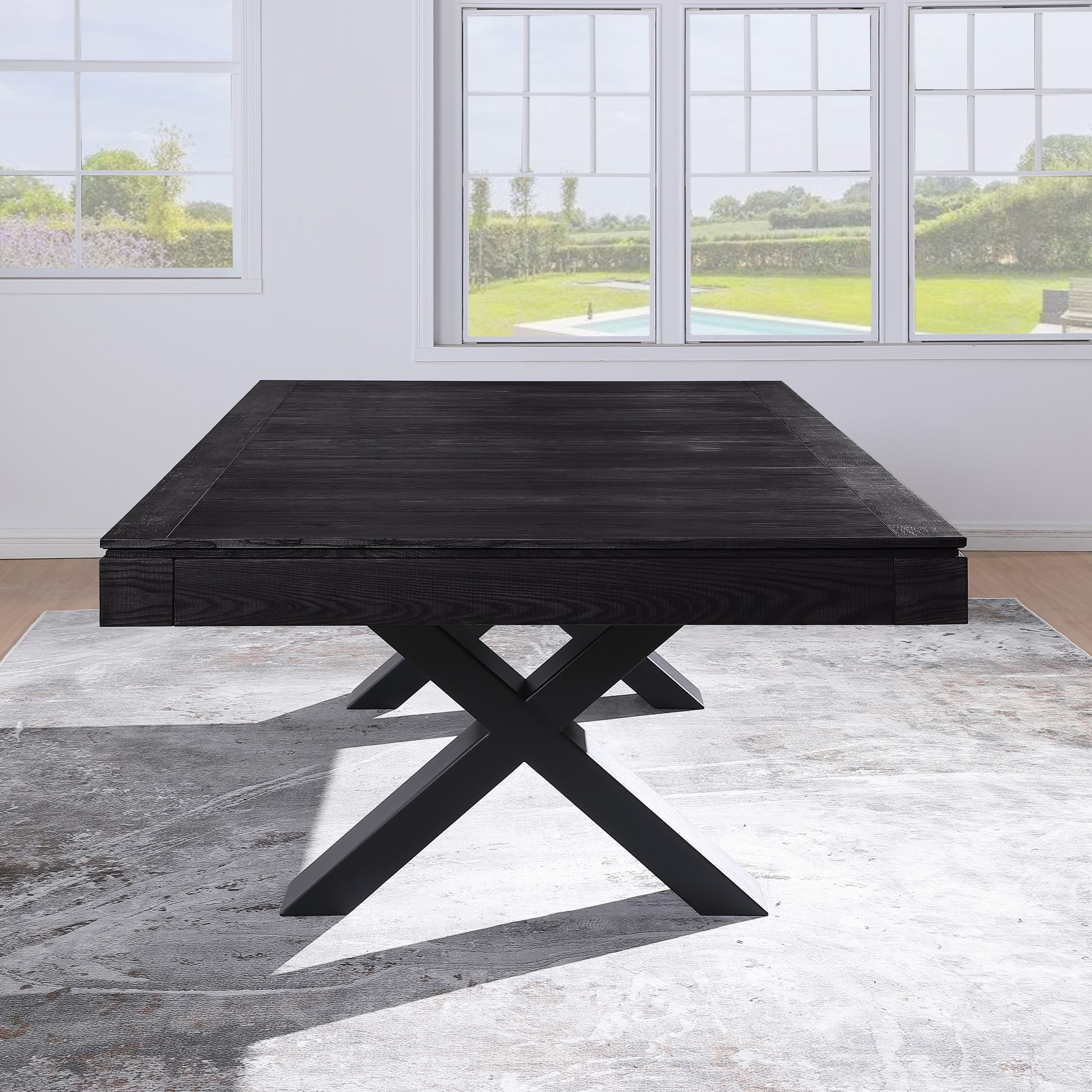 Pooltafel billard Nordic Cross black oak