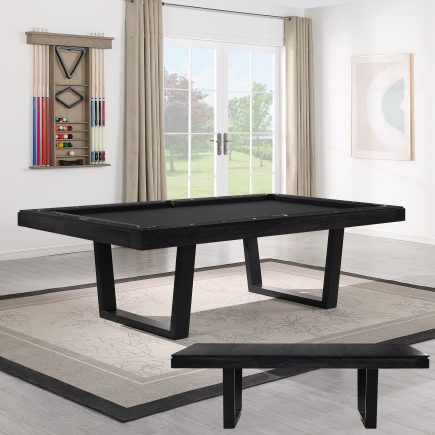 Pooltafel billard Aerial Black Oak