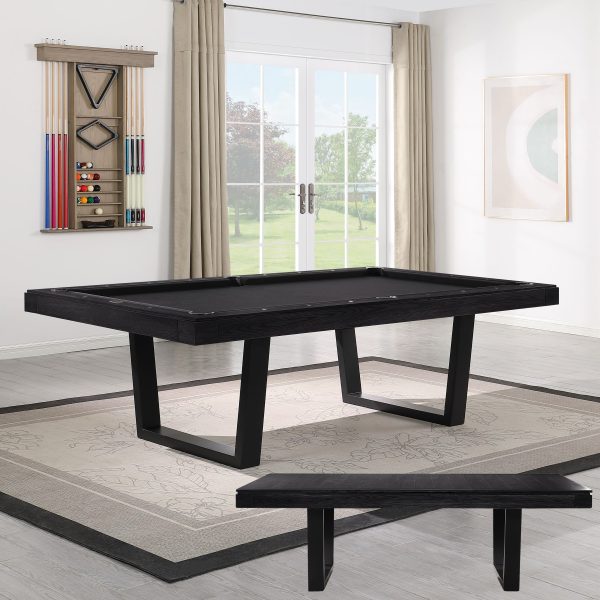 Pooltafel billard Aerial Black Oak