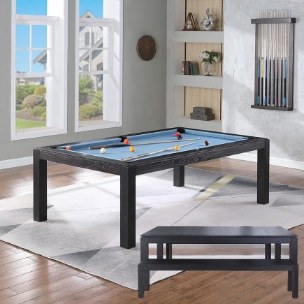 billard pooltafel linea black oak