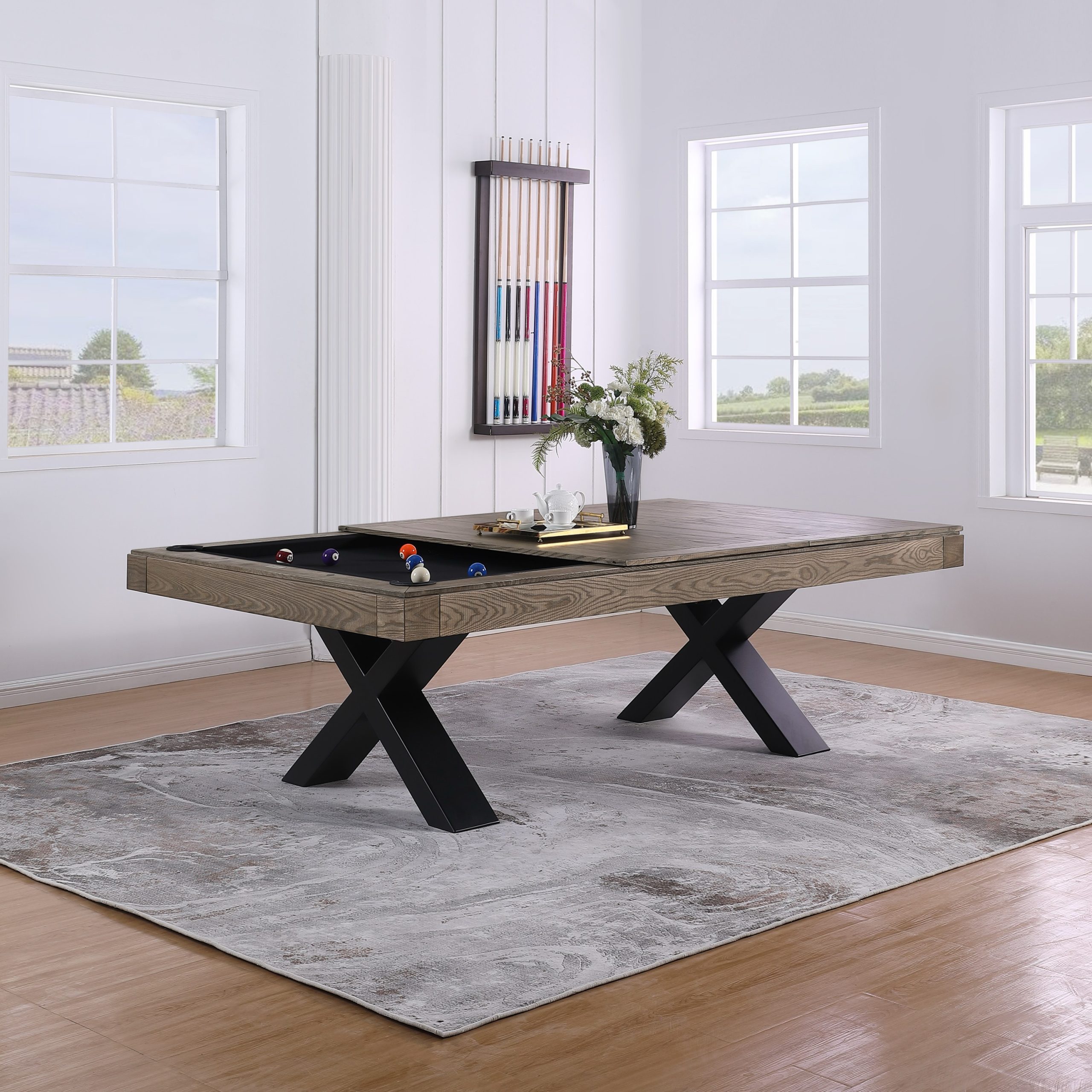 Pooltafel billard Nordic Cross Vintage oak