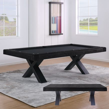Pooltafel billard Nordic Cross black oak